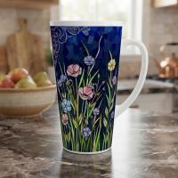 Latte 17oz Ceramic Mug - Coffee or Tea Cup, Extra Tall