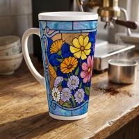 Latte 17oz Ceramic Mug - Coffee or Tea Cup, Extra Tall