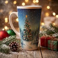 Latte 17oz Ceramic Mug - Coffee or Tea Cup, Extra Tall