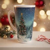 Latte 17oz Ceramic Mug - Coffee or Tea Cup, Extra Tall