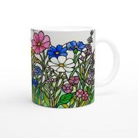 Large and Small Ceramic Mug Set, 15oz and 11oz Cups