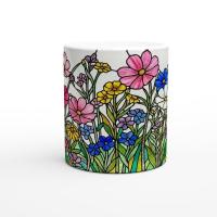 Large and Small Ceramic Mug Set, 15oz and 11oz Cups
