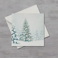 Christmas Gift Cards, Large Note Card, Money Card