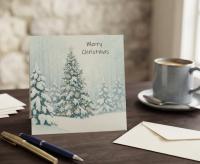 Christmas Gift Cards, Large Note Card, Money Card