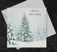 Christmas Gift Cards, Large Note Card, Money Card