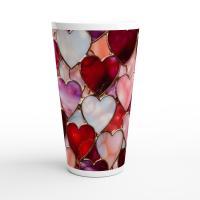 Latte 17oz Ceramic Mug - Coffee or Tea Cup, Extra Tall