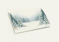 Winter Forest Christmas Cards – Snowy Trees, Singles or Bulk Pack, Gift Cards
