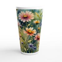 Latte 17oz Ceramic Mug - Coffee or Tea Cup, Extra Tall