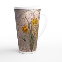 Latte 17oz Ceramic Mug - Coffee or Tea Cup, Extra Tall