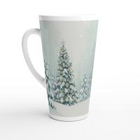 Latte 17oz Ceramic Mug - Coffee or Tea Cup, Extra Tall
