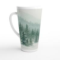 Latte 17oz Ceramic Mug - Coffee or Tea Cup, Extra Tall