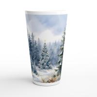 Latte 17oz Ceramic Mug - Coffee or Tea Cup, Extra Tall