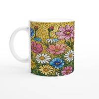 Floral Cups -  Large and Small Ceramic Mugs