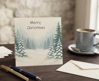 Christmas Gift Cards, Large Note Card, Money Card