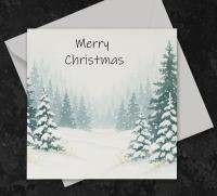 Christmas Gift Cards, Large Note Card, Money Card