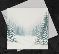 Christmas Gift Cards, Large Note Card, Money Card
