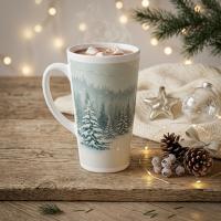 Latte 17oz Ceramic Mug - Coffee or Tea Cup, Extra Tall