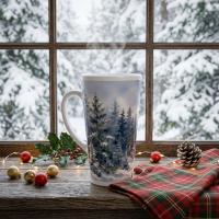 Latte 17oz Ceramic Mug - Coffee or Tea Cup, Extra Tall