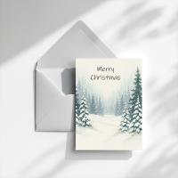 Christmas Gift Cards, Large Note Card, Money Card