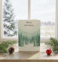 Christmas Gift Cards, Large Note Card, Money Card