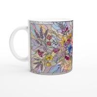 Floral Cups -  Large and Small Ceramic Mugs