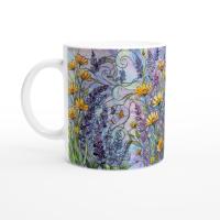 Floral Cups -  Large and Small Ceramic Mugs
