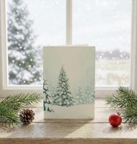Christmas Gift Cards, Large Note Card, Money Card