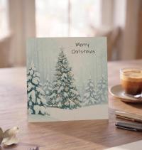 Christmas Gift Cards, Large Note Card, Money Card