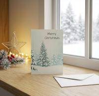Christmas Gift Cards, Large Note Card, Money Card