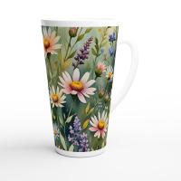 Latte 17oz Ceramic Mug - Coffee or Tea Cup, Extra Tall