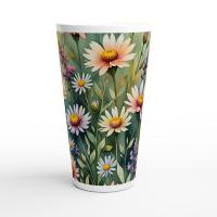 Latte 17oz Ceramic Mug - Coffee or Tea Cup, Extra Tall