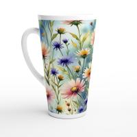 Latte 17oz Ceramic Mug - Coffee or Tea Cup, Extra Tall