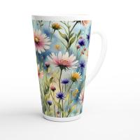 Latte 17oz Ceramic Mug - Coffee or Tea Cup, Extra Tall