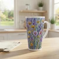 Latte 17oz Ceramic Mug - Coffee or Tea Cup, Extra Tall