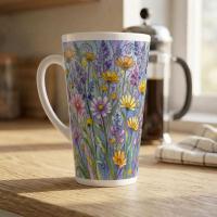 Latte 17oz Ceramic Mug - Coffee or Tea Cup, Extra Tall