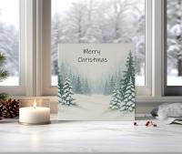 Christmas Gift Cards, Large Note Card, Money Card