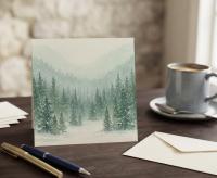 Christmas Gift Cards, Large Note Card, Money Card