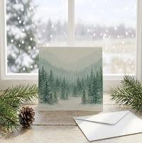 Christmas Gift Cards, Large Note Card, Money Card