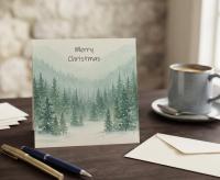 Christmas Gift Cards, Large Note Card, Money Card