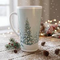 Latte 17oz Ceramic Mug - Coffee or Tea Cup, Extra Tall