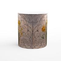Floral Cups -  Large and Small Ceramic Mugs