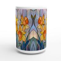Floral Cups -  Large and Small Ceramic Mugs