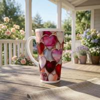 Latte 17oz Ceramic Mug - Coffee or Tea Cup, Extra Tall