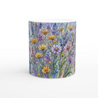Floral Cups -  Large and Small Ceramic Mugs