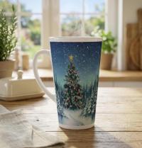 Latte 17oz Ceramic Mug - Coffee or Tea Cup, Extra Tall