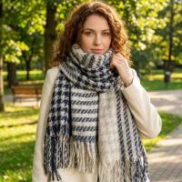 Winter Scarf, Unisex Wide Scarf, Blanket Shawl, Wrap