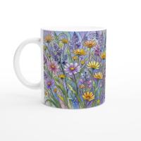 Floral Cups -  Large and Small Ceramic Mugs