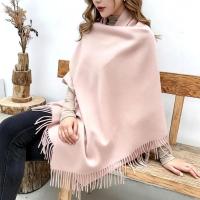 Blush Pink Blanket Shawl - Thick Pashmina - Super Soft Wrap