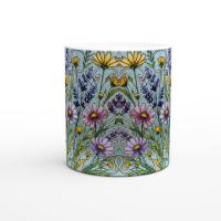 Floral Cups -  Large and Small Ceramic Mugs
