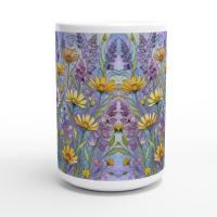 Floral Cups -  Large and Small Ceramic Mugs